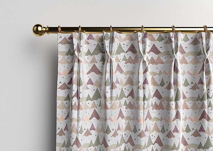 Cloudy Peaks, Rosey Hues - Made to Measure Curtains - Image 10